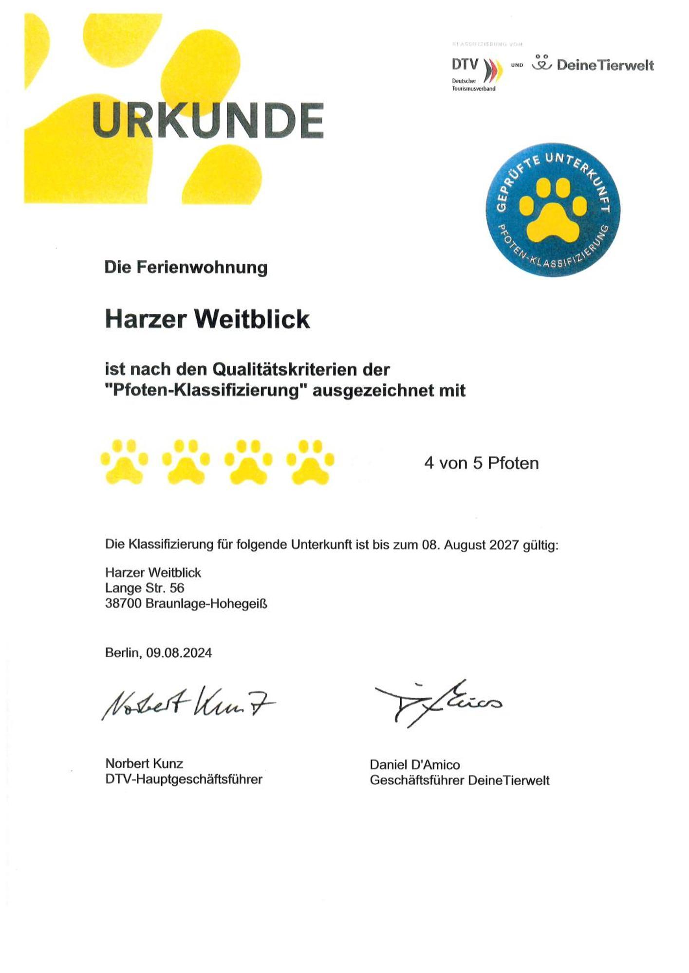 Fewo Harzer Weitblick, Hunde Willkommen, W-Lan, 2X Smart Tv, Dtv 4 Sterne, 4 Pfoten Braunlage Buitenkant foto